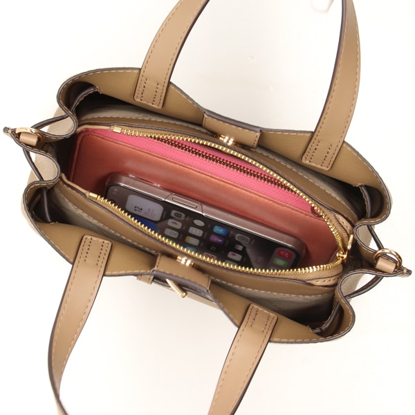 マイケル・コース（Michael Kors）/EMILIA ペブルレザー サッチェル