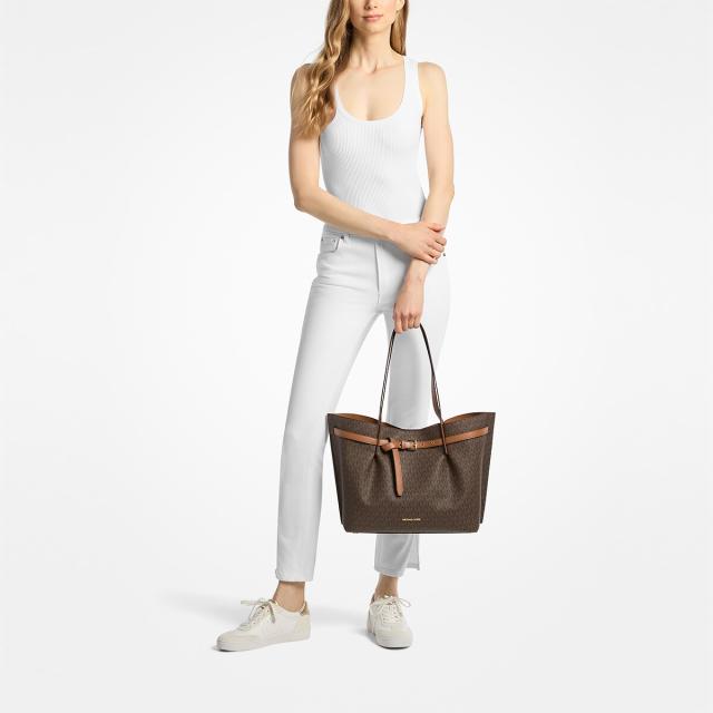 マイケル・コース（Michael Kors）/EMILIA EW トート ラージ − MKシグネチャー