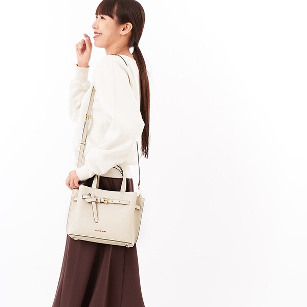 マイケル・コース（Michael Kors）/EMILIA ペブルレザー サッチェル 