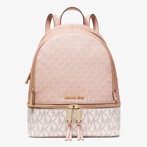 マイケル・コース（Michael Kors）/RHEA ジップ バックパック ミディアム − MKシグネチャー