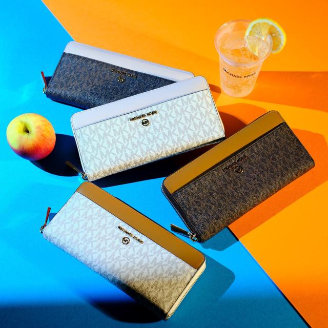 マイケル・コース（Michael Kors）/JET SET CHARM ポケット ジップアラウンド コンチネンタル − MKシグネチャー_3