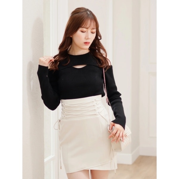 LIP SERVICE スカート♡お値下げ可能♡ リップサービス（LIPSERVICE）/ハイウエストスピンドルミニ