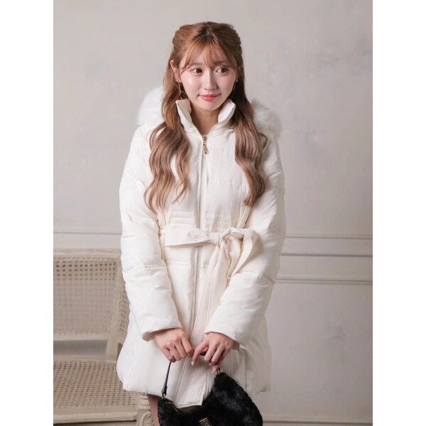 リップサービス（LIPSERVICE）/ボリュームファーフェイクダウンコート