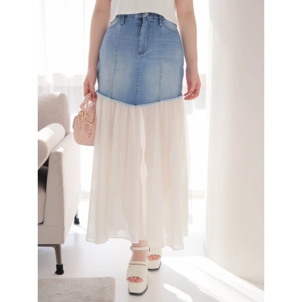 リップサービス(LIPSERVICE)/インナーショーパン付シアードッキングスカートの通販は 9,352円