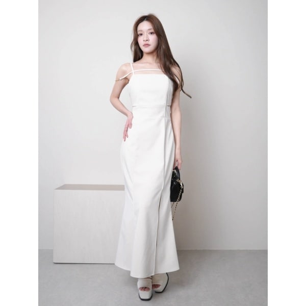 LIPSERVICE サイドシアーマーメイドキャミワンピース M セール】サイドシアーマーメイドキャミワンピース（ワンピース