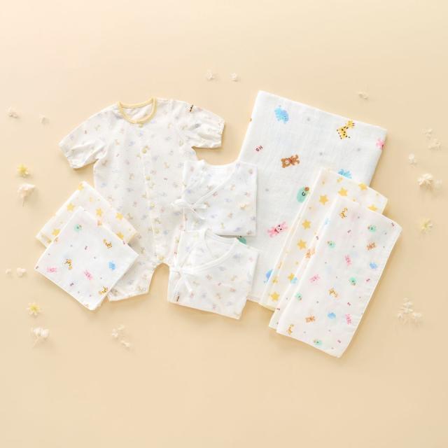 ミキハウス ホットビスケッツ（MIKIHOUSE HOT BISCUITS）/出産準備セット 春夏用(総柄) 12,705円