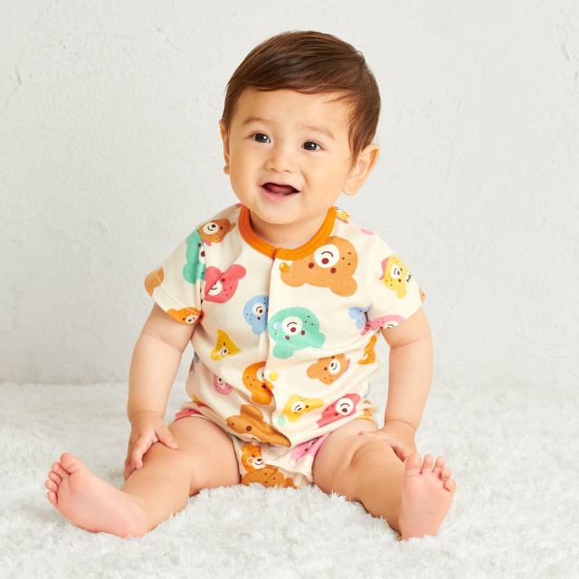 MIKIHOUSE HOT BISCUITS ミキハウス ホットビスケッツ オーバーオールセット BOX付き 男の子 女の子 キッズ 子供服 MIKIHOUSE HOT BISCUITS] [ミキハウス ホットビスケッツ] フード