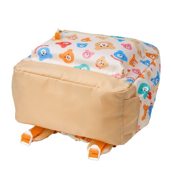 ミキハウス ホットビスケッツ（MIKIHOUSE HOT BISCUITS）/カラフルビーンズ 総柄リュック Sサイズ_4