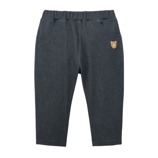 ミキハウス ホットビスケッツ（MIKIHOUSE HOT BISCUITS）/【Everyday Series】ワンポイント ストレッチ10分丈パンツ