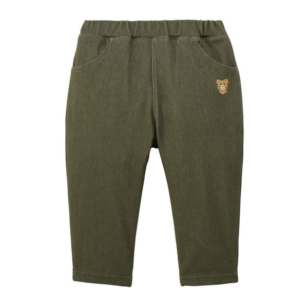 ミキハウス ホットビスケッツ（MIKIHOUSE HOT BISCUITS）/【Everyday Series】ワンポイント ストレッチ10分丈パンツ