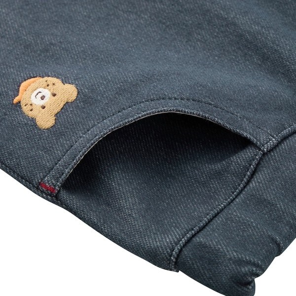 ミキハウス ホットビスケッツ（MIKIHOUSE HOT BISCUITS）/【Everyday Series】ワンポイント ストレッチ10分丈パンツ