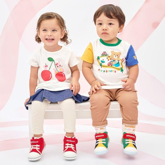 ミキハウス ホットビスケッツ（MIKIHOUSE HOT BISCUITS）/キャビット×さくらんぼ 半袖Tシャツ_6