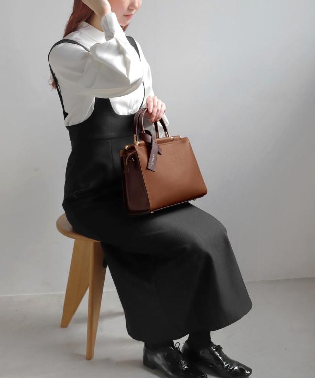 アネモネ（ANEMONE）/バイカラーのスクエア2WAYバッグの通販はau PAY