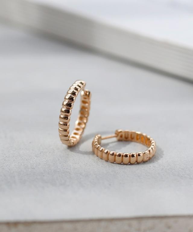 シエナロゼ（SIENA ROSE）/スプリングスナップピアス [M]