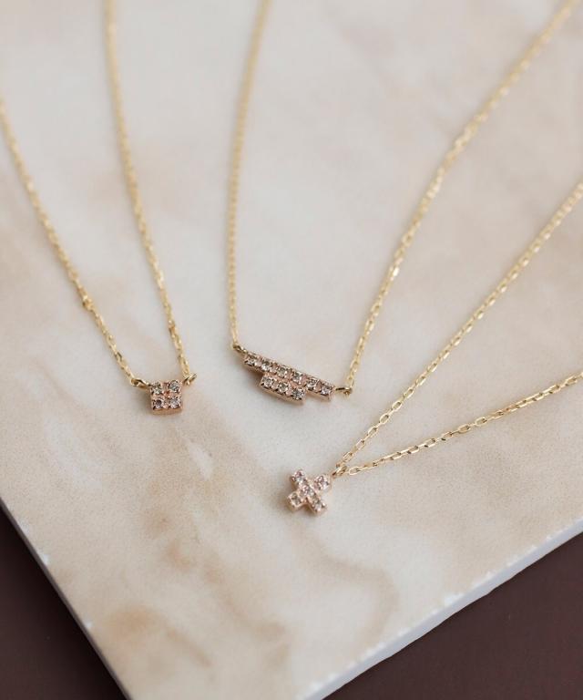 Siena K10 ダイヤモンドネックレスシエナシエナロゼ