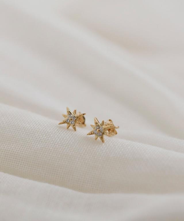 シエナロゼ（SIENA ROSE）/スターモチーフダイヤピアス_5