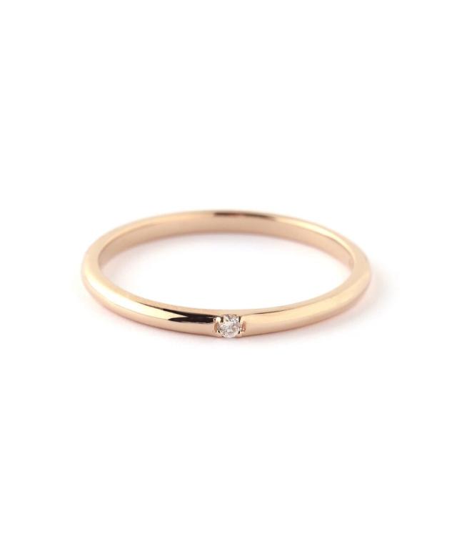 極美品‼️【Siena Rose】シエナロゼ K10 ダイヤモンド0.06ct 美品商品！SIENA ROSE シエナロゼ K10リング シエナロゼ（SIENA ROSE