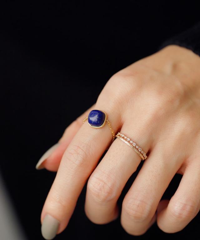 美品 Siena Rose シエナロゼ K10 ダイヤモンド リング 指輪 6号