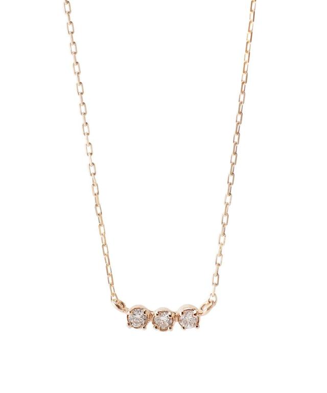 シエナロゼ（SIENA ROSE）/三つ星ダイヤラインのネックレス 39,111円