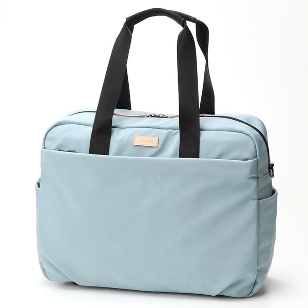 ルガーノ（L．GANO）/普段使いにも通年使える軽量撥水シンプルデザインボストンバッグ