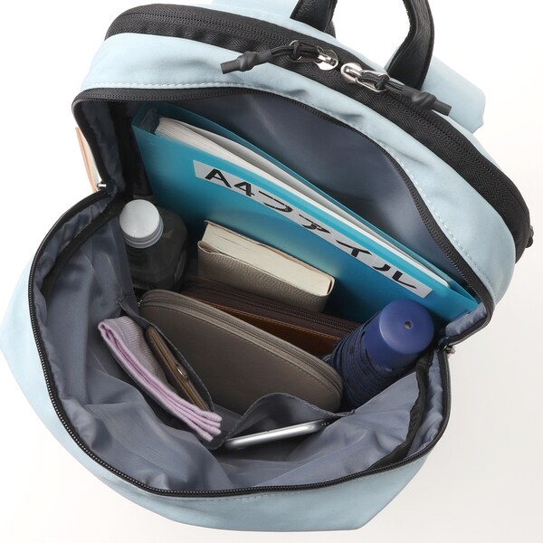 ルガーノ（L．GANO）/男女兼用で通年使える軽量撥水シンプルデザイン二層デイパック小 ルガーノ（L．GANO）/男女兼用で通年使える軽量撥水シンプルデザイン二