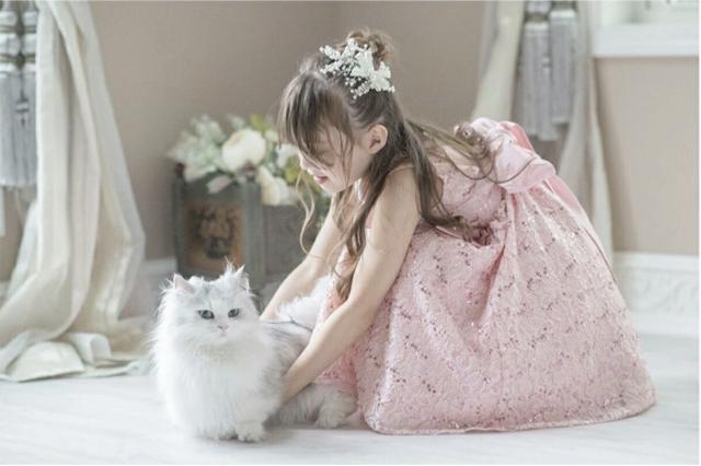 キャサリンコテージ（Catherine Cottage）/スパンコールレースドレスの