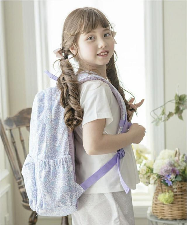 bonjour diary 花柄リュック Bonjour Flower Print School Bag – Ladida