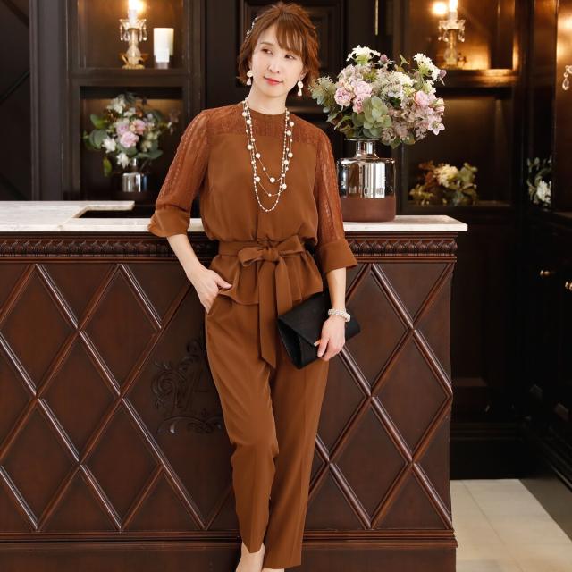 プールヴー（PourVous）/結婚式 パンツドレス