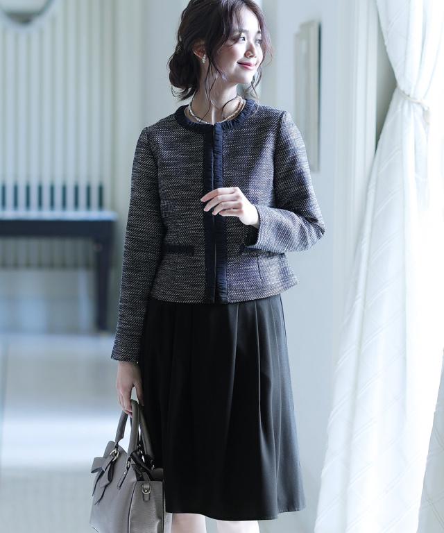 プールヴー（PourVous）/セレモニースーツ フォーマル入園式 入学式 卒園式 卒業式 七五三ママ レディース スカートスーツ