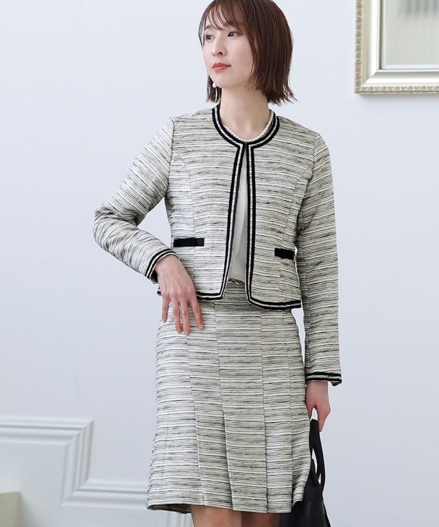 プールヴー（PourVous）/セレモニースーツ フォーマル入園式 入学式 卒園式 卒業式 七五三ママ レディース スカートスーツ