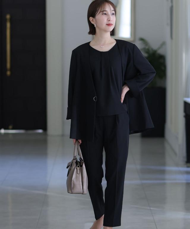 プールヴー（PourVous）/入園式 入学式 卒園式 卒業式 七五三 ママ 母 親レディース パンツスーツ セレモニー フォーマル