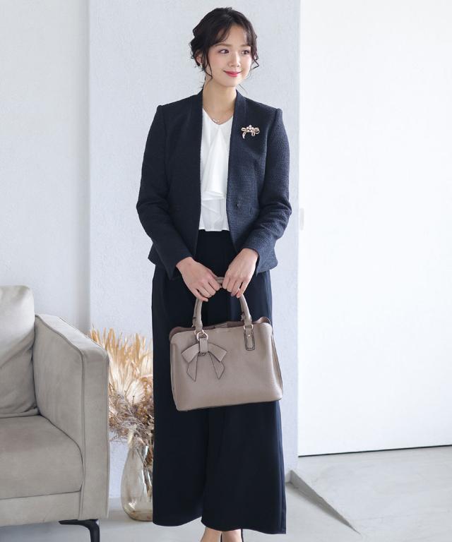 プールヴー（PourVous）/セレモニー フォーマル 入園式 入学式 卒園式 卒業式 七五三 ママスーツ レディース パンツスーツ