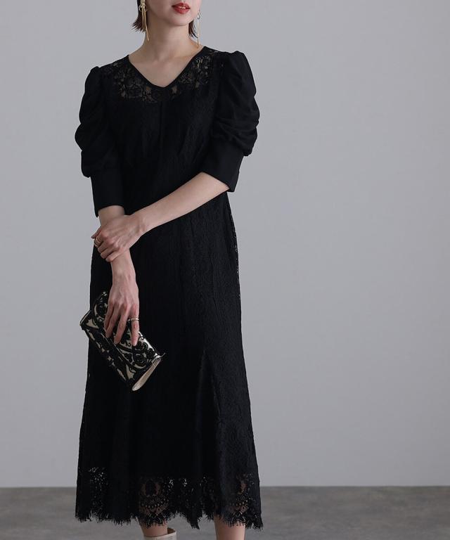 KAREN MILLEN ミニ丈ドレス タイト レースアップ キャミソール