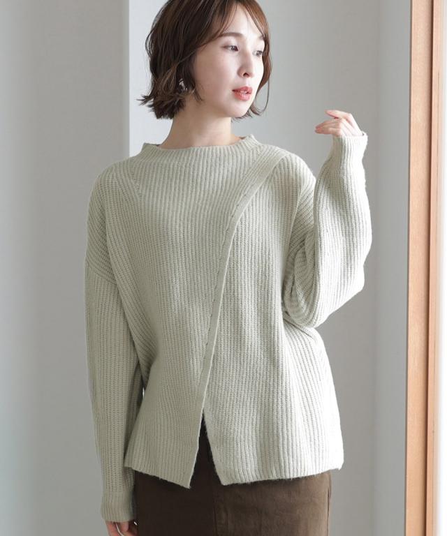 プールヴー（PourVous）/2wayクロスアシメセーター 6,510円