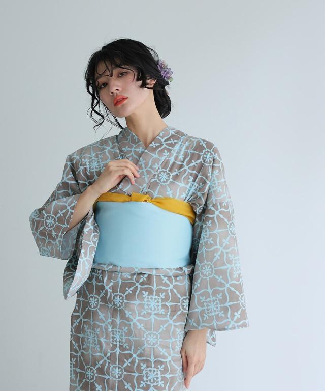 プールヴー（PourVous）/浴衣2点セット（浴衣＋帯）の通販はau