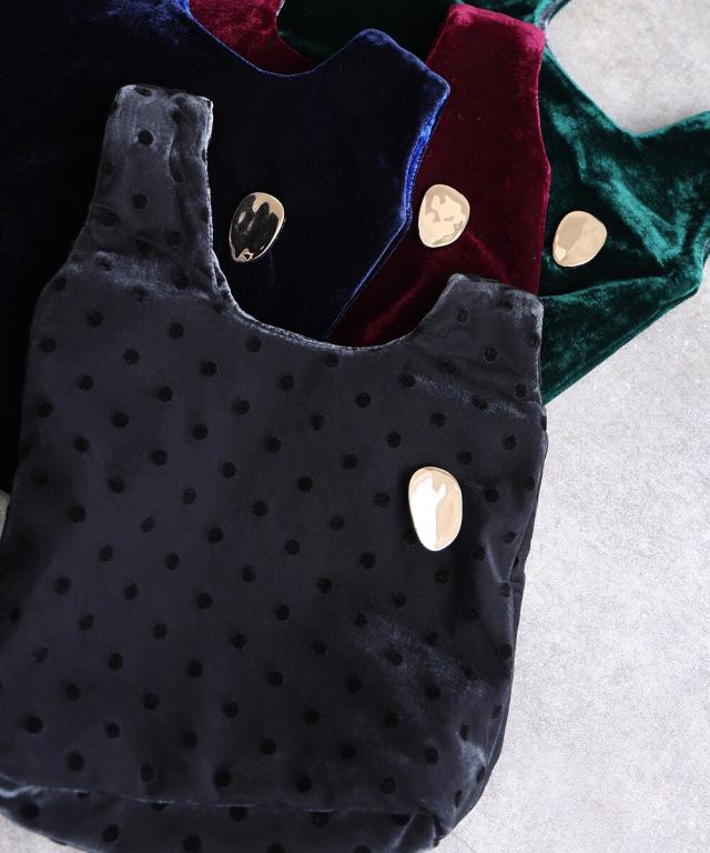 アトロ（atlo）/モチーフ付きベロアバッグの通販は 6,930円