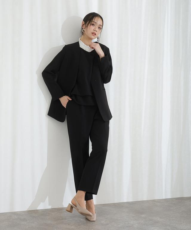 プールヴー（PourVous）/ママ 母 親レディース パンツスーツ 入園式 入学式 卒園式 卒業式 七五三 セレモニー フォーマル