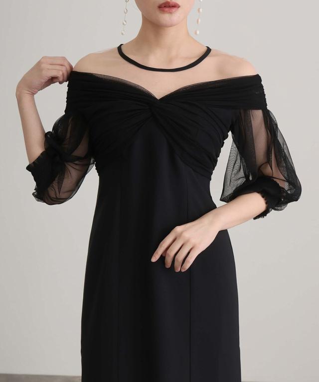 atlo／オケージョンドレス／ブラック アトロ（atlo）/パーティー