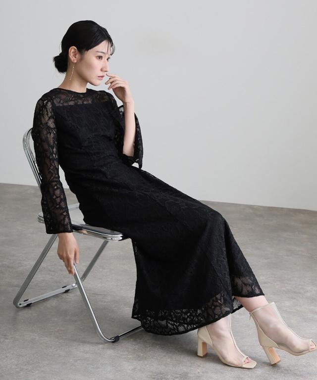 ダナキャラン 美シルエットワンピース 1回着 アトロ（atlo