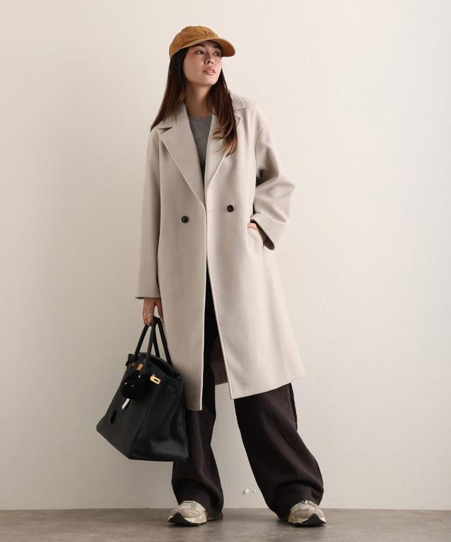 プールヴー（PourVous）/フェイクウールコート