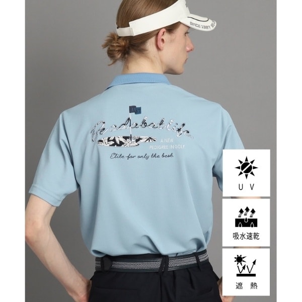 アダバット（adabat）/【UVカット／吸水速乾／遮熱素材】バックコンシャス 半袖ポロシャツ