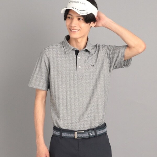 アダバット（adabat）/千鳥デザイン 半袖ポロシャツ