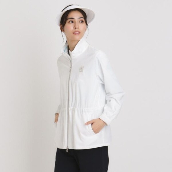 アダバット（adabat）/撥水加工 ロゴチェックストレッチブルゾン