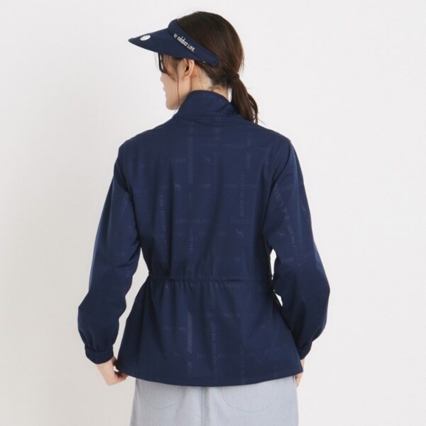 アダバット（adabat）/撥水加工 ロゴチェックストレッチブルゾン