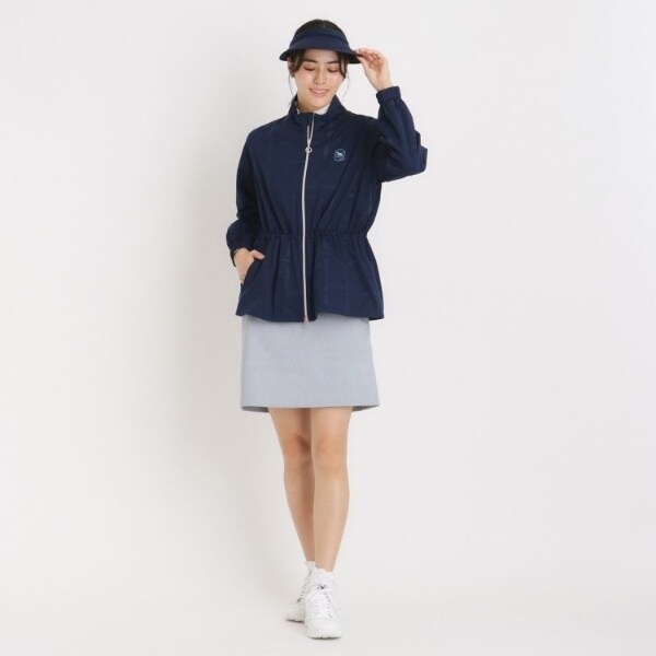 アダバット（adabat）/撥水加工 ロゴチェックストレッチブルゾン