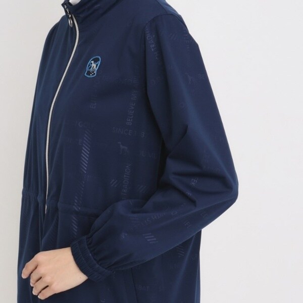 アダバット（adabat）/撥水加工 ロゴチェックストレッチブルゾン