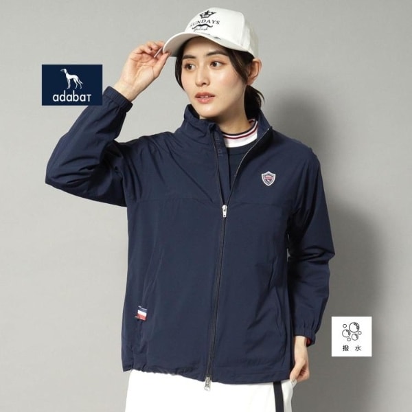 アダバット（adabat）/【新レーベル ADABAT NAVY】撥水加工 Aラインライトブルゾン