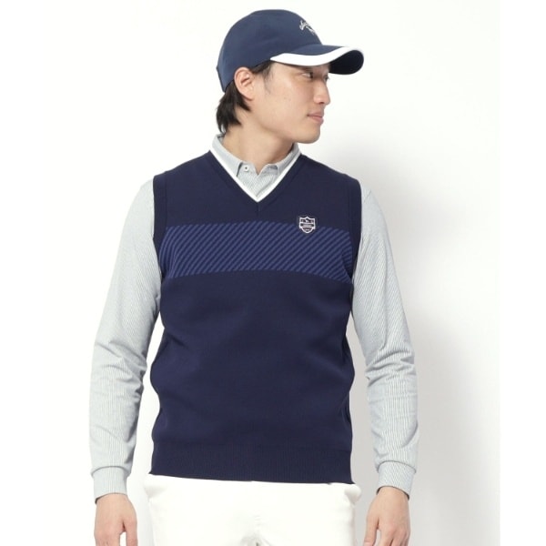 【NEW】アダバット（adabat）/【ウォッシャブル素材】Vネック ニットベストの通販は 22,770円