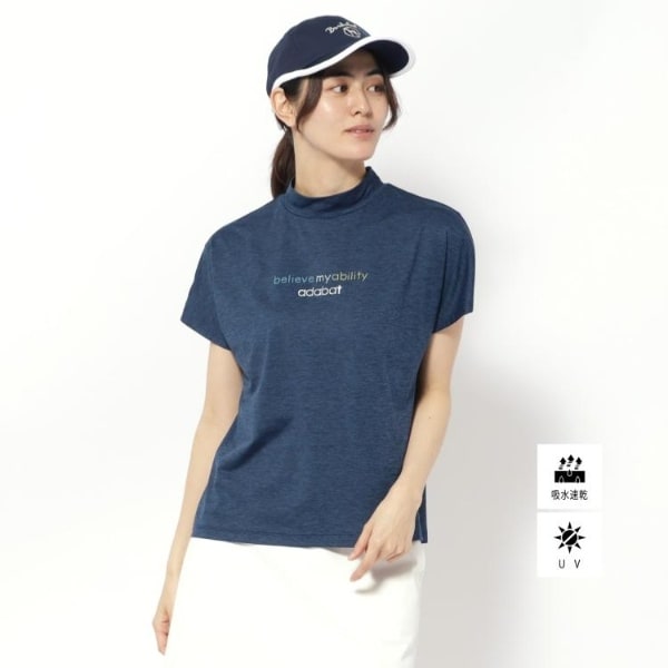 アダバット（adabat）/UVカット吸水速乾 クールコアモックネックT