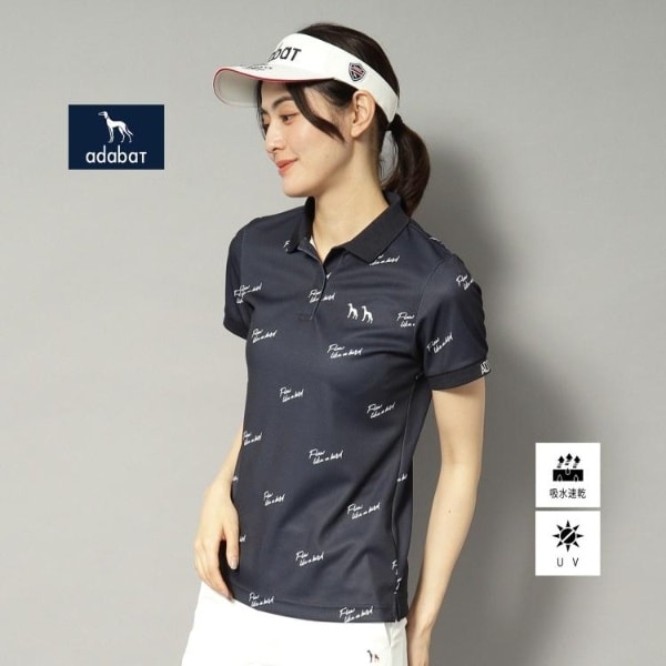 アダバット（adabat）/UVカット吸水速乾 櫻井貴史 adabatコラボバーディーポロシャツ